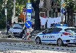 София – Катастрофа с „Мерцедес“ в трамвайна спирка