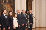 София - Президент - Удостояване с почетен знак олимпийски и световни шампиони -  Румяна Нейкова - Йордан Йовчев