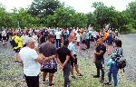 Парк „Росенец“, Бургас – Протест срещу лошото състояние на пътя към село Росен, Равна гора и Веселие