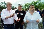 Парк „Росенец“, Бургас – Протест срещу лошото състояние на пътя към село Росен, Равна гора и Веселие