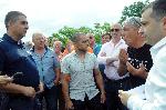Парк „Росенец“, Бургас – Протест срещу лошото състояние на пътя към село Росен, Равна гора и Веселие