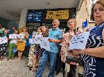 Плевен - Протест на служителите на НСИ