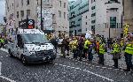 Лондон - Протест пред BBC