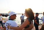 Варна - изпращане на Павлин Надворни за участие в регата  Global Solo Challenge