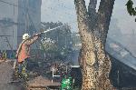 Пожар в Хасково вдигна на крак три екипа огнеборци