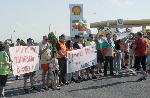 Протест против състоянието на път III-906