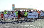 Протест против състоянието на път III-906