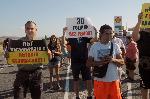 Протест против състоянието на път III-906