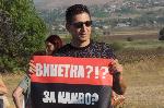 Протест против състоянието на път III-906