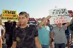 Протест против състоянието на път III-906