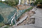 София -  пропаднал път
