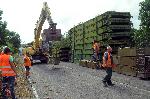 Царево - изграждане на мост