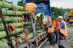 Царево - изграждане на мост