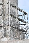 София - Издигнато конструктивно скеле около Паметника на Съветската армия