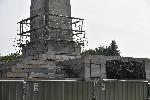 София - Издигнато конструктивно скеле около Паметника на Съветската армия