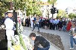 Варна  - Церемония по официалното откриване на паметника на Генерал Колев