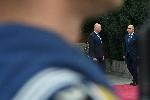 София – Волфганг Соботка - Росен Желязков - поднасяне на венци