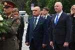 София – Волфганг Соботка - Росен Желязков - поднасяне на венци