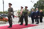 София – Волфганг Соботка - Росен Желязков - поднасяне на венци