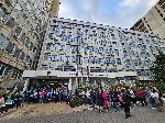 Служители на Националния статистически институт излязоха на протест за по-високи заплати