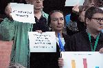 Бургас - Протест пред НСИ