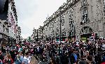 Лондон - Протест за солидарност с Палестина<br />