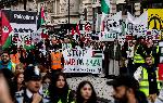 Лондон - Протест за солидарност с Палестина<br />