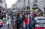 Лондон - Протест за солидарност с Палестина<br />