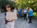 Протест в защита на машинния вот в Пловдив