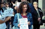 Бургас - Културните дейци на протест