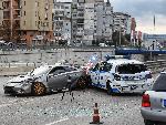 Надрусан шофьор помля полицейска кола във Варна