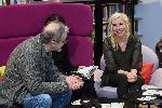 Биргита Бер представи книгата си „СУЗИ, внучката от къщата на № 4 и времето на скритите еврейски звезди“ посветена на Кристалната нощ