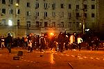 СОФИЯ - Протест на футболни фенове за оставка на БФС - Сблъсъци с полицията и погроми<br />
