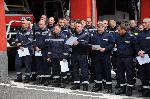 Бургас - Награждаване на пожарникари-спасители по време на наводненията в Средец и Царево