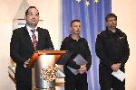 Министърът на вътрешните работи Калин Стоянов и директорът на СДВР главен комисар Любомир Николов дадоха изявление