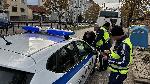 Тролейбус подпря "Мазда" на бул."Васил Левски" в Хасково