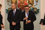 София - Румен Радев - Алфредо Нестор Атанасоф - награждаване