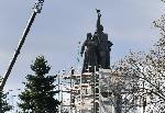 София - Блокиране на Орлов мост- Протест срещу премахването на паметника на Съветската армия