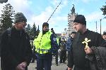 София - Блокиране на Орлов мост- Протест срещу премахването на паметника на Съветската армия