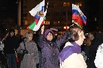 София - демонтаж на Паметника на Съветската армия - протест