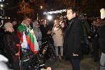 София - демонтаж на Паметника на Съветската армия - протест