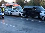 Верижна катастрофа в Бургас