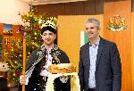 Варна - Коледари на гтости на кмета Благомир Коцев