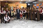Варна - Коледари на гтости на кмета Благомир Коцев