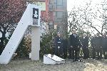 София - поднасяне на венци - паметник Списаревски
