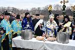 София - Изваждане на кръста в езерото на