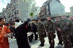 Бургас - Освещаване на бойните знамена