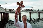 Бургас - Изваждане на кръста