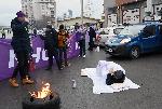 София – Протест на работещи в градския транспорт в столицата