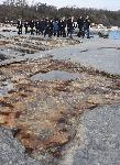 Варна - кметът и премиера -оглед на свлачище
